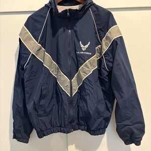 Skilcraft U.S. Air Force PTU Running Jacket Men's Medium/Short‎ Navy